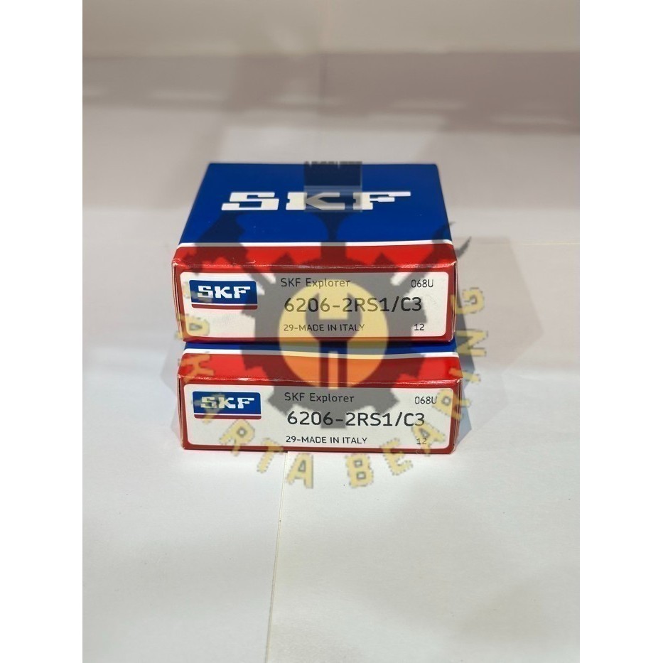 Ball Bearing SKF 6206 2RS1/C3 6206 2RS C3 SKF Original 30x62x16