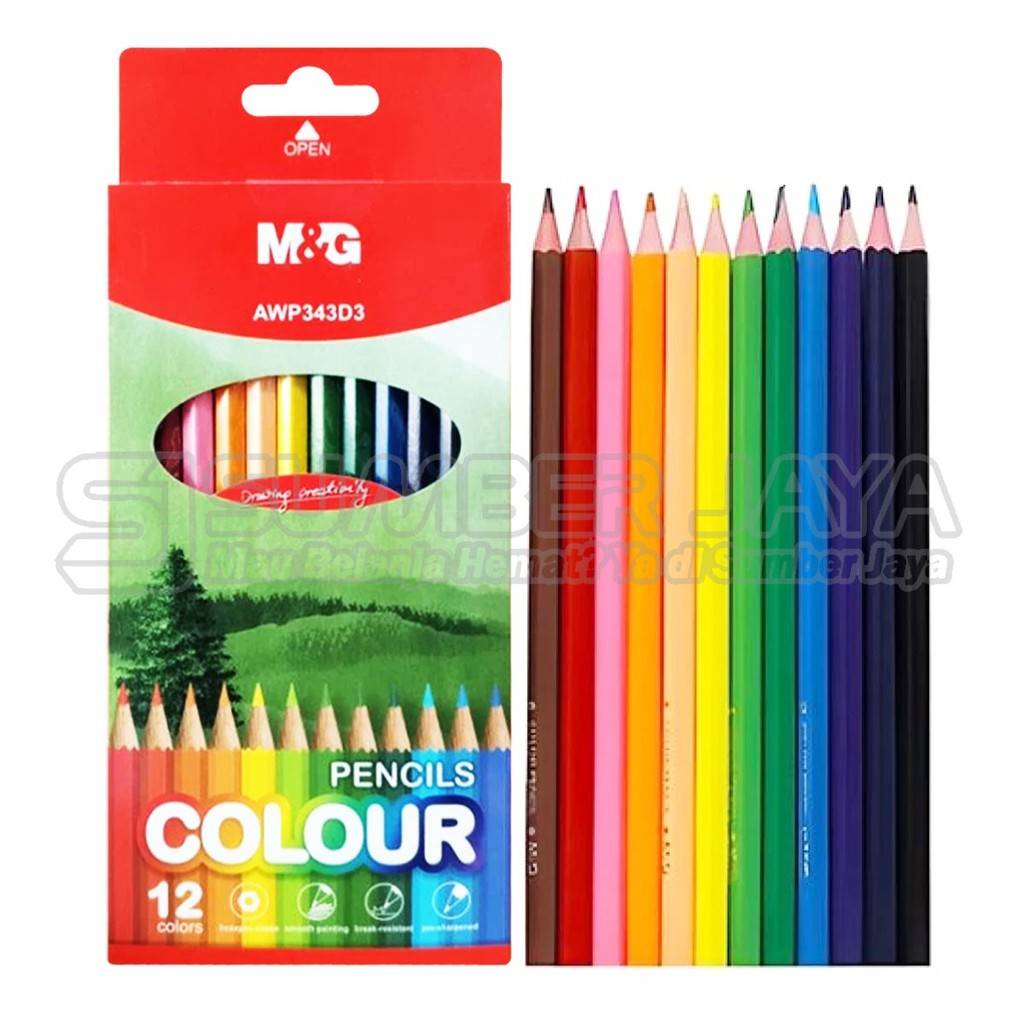 

Pensil Warna M&G Pensil Colour Isi 12 24 36 Warna M&G AWP343D3 AWP343D4 AWP343D5