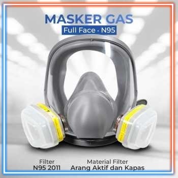 Masker Gas Respirator Full Face