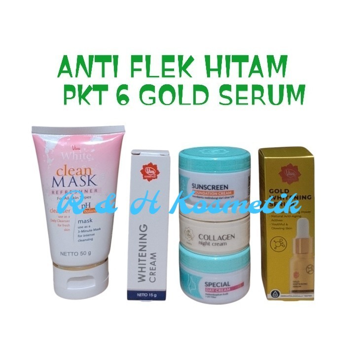 VIVA Paket Anti Flek Noda Hitam | Paket Flek Glowing Serum Viva | Paket Perawatan Skincare | Serum G
