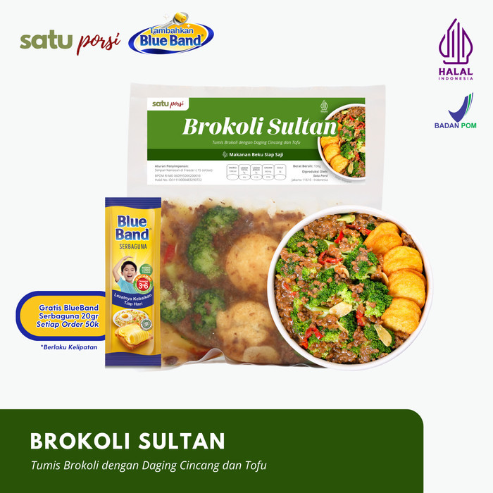 

✨TERLARIS -Frozen Food Satu Porsi Brokoli Sultan
