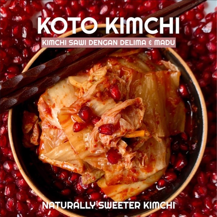 

✨TERLARIS -KOTO KIMCHI WITH POMEGRANATE & HONEY (500 gr)