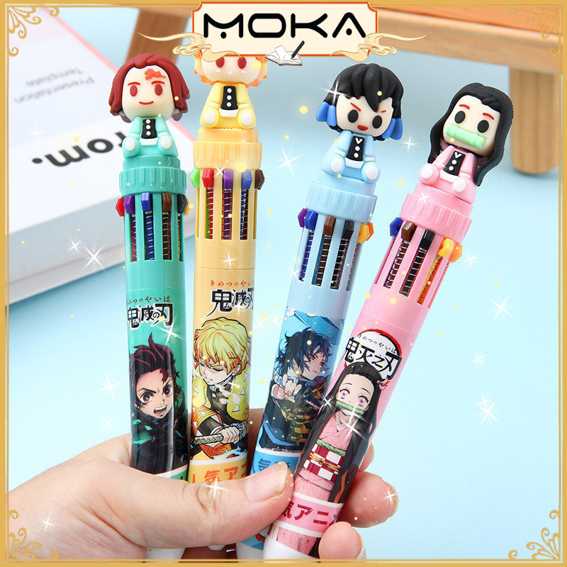 

MOKA PULPEN 10 WARNA KARAKTER BONEKA DEMON SLAYER LUCU / PULPEN MEKANIK 10 WARNA KARAKTER DEMON SLAYER 3D LUCU MKP17