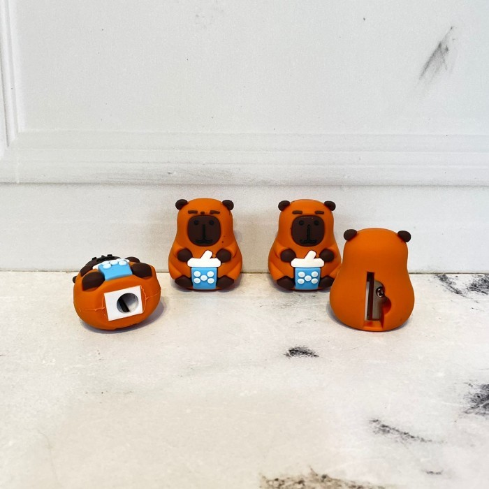 

Serutan + Penghapus CAPYBARA 1 Set Lengkap Rautan & Setip Kapibara Cute Unik Alat Tulis Kekinian Fancy Kualitas Terbaik