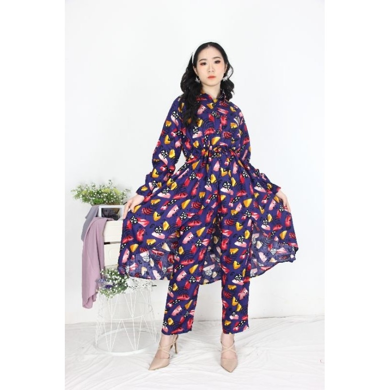 ONE SET STELAN CELANA RAYON PREMIUM BUSUI