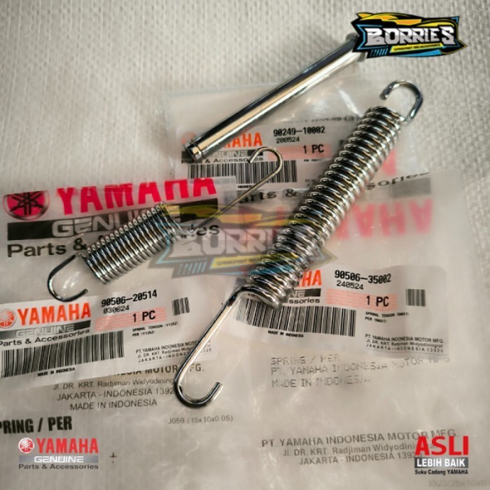 Per Set Standar samping Tengah chrome Mio Soul Lama Mio j Mio Sporty M berkualitas