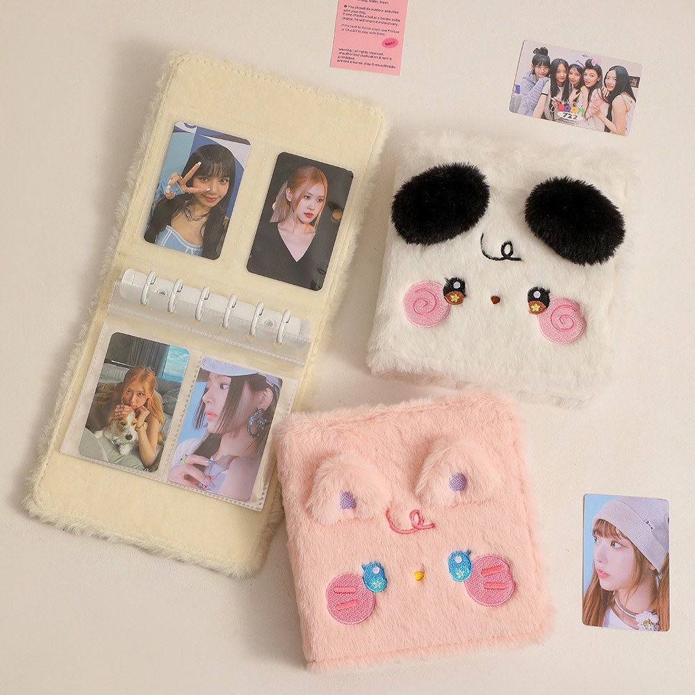 

Binder A7 Fluffy Cartoon Binder Photocard PC Album Buku Kolbuk