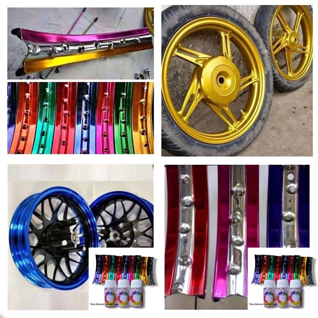 Cat Biru Candy Blue Gloss Candy CANDY PAINT CANDY CHRONE CAT VELG MOTOR DAN MOBIL Transparan Candi C