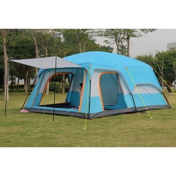 PROMO DISKON - Tenda Family Camping /Tenda Kapasitas 10-12 Person Double Layer/tenda besar/tenda 12 