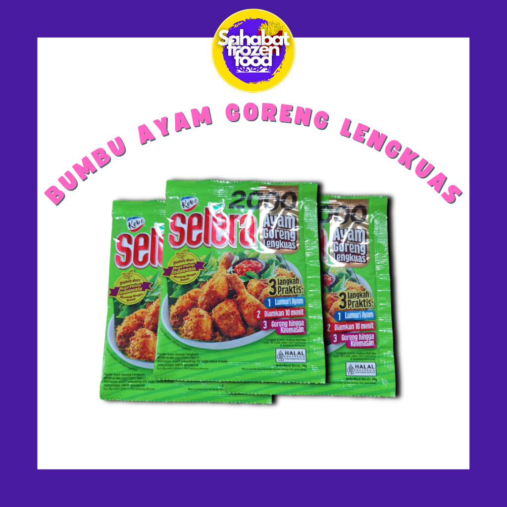 

Kobe Selera Bumbu Ayam Goreng Lengkuas