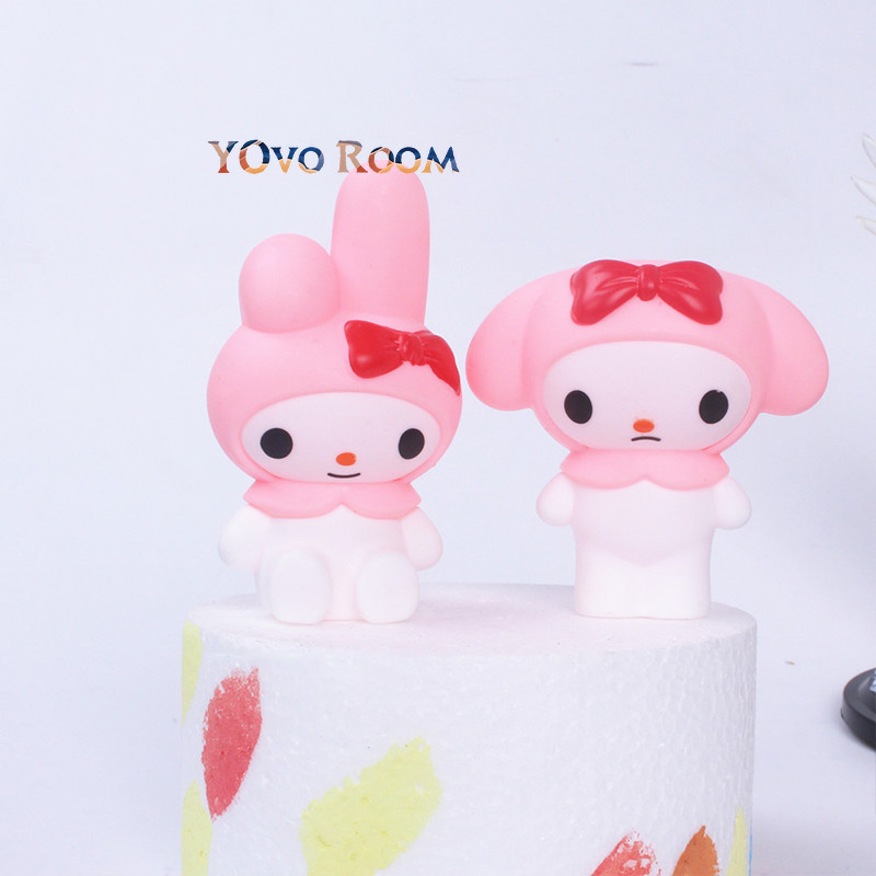 Topper My Melody Gaun pesta Dekorasi Kue Ulang Tahun Anak Perempuan YOvo