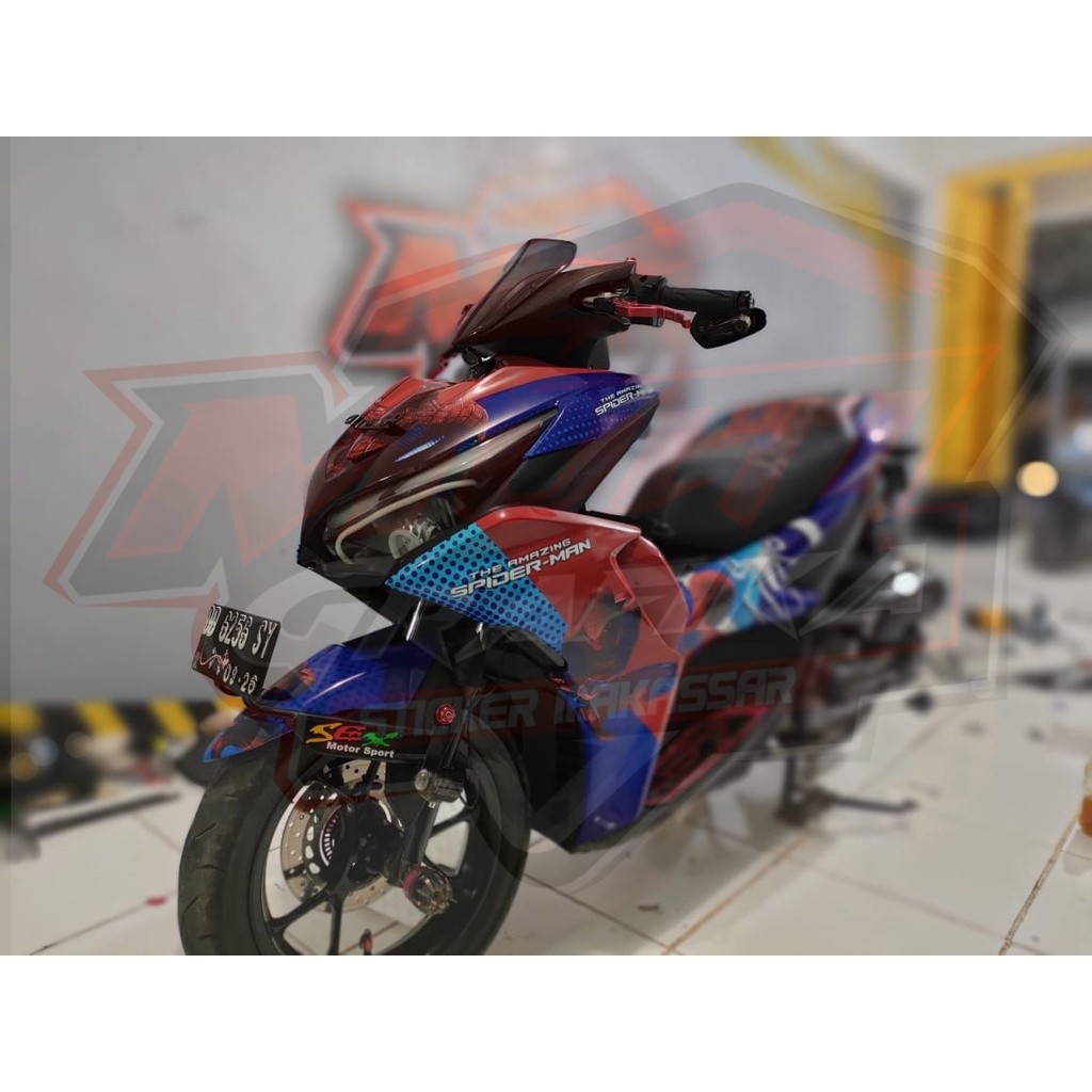 Stiker Aerox 155 Decal STICKER Yamaha Aerox Connected 155 Full body ABS AllNew All New Request Motif