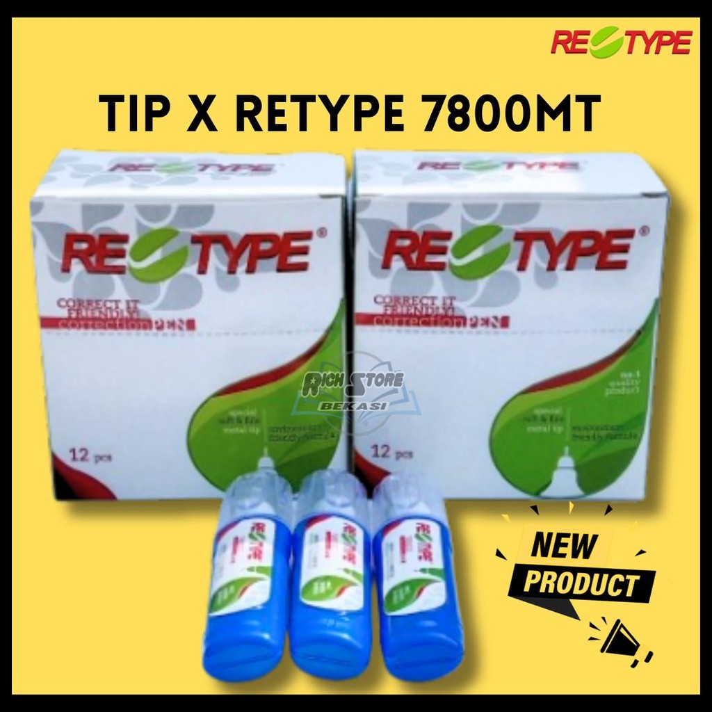 

TIP X CAIR MERK RETYPE 7800MT HARGA 1 PCS