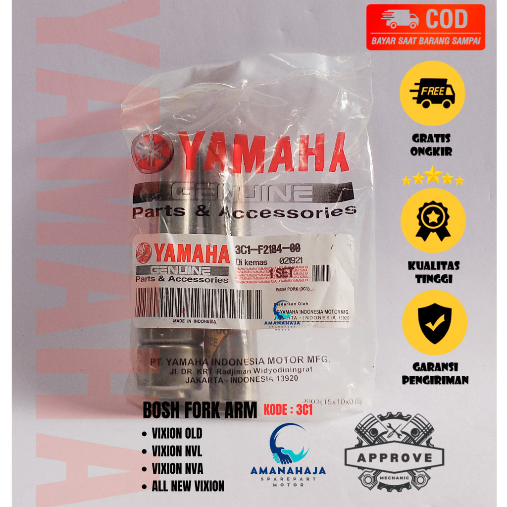 ( GARANSI ) ORI BOSH ARM SASIS  VIXION NEW / OLD R15 (3C1) | SPAREPART ORIGINAL  SUKU CADANG SEPEDA 