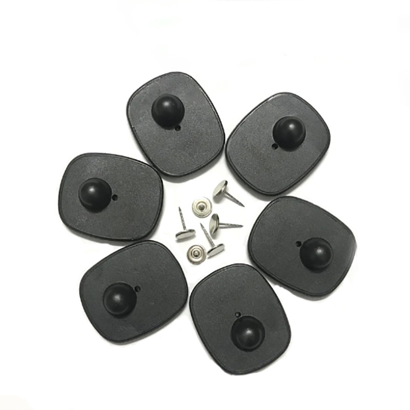 

100pcs/Lot Large Big Square Anti-theft Buckle 70*58mm Supermarket Shop Store RF Label Tag ABS Clothing EAS Magnetic Security Tag