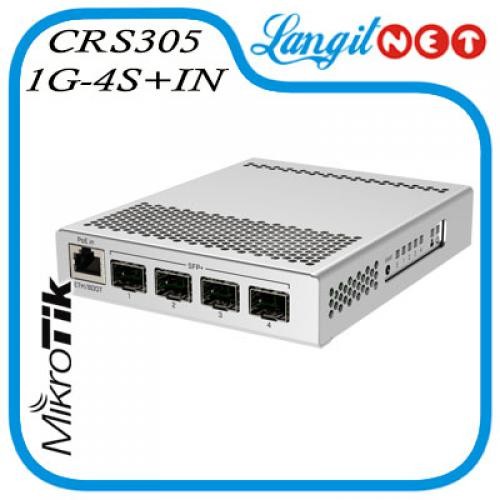 MIKROTIK CRS305 1G 4S+IN CLOUD ROUTER SWITCH