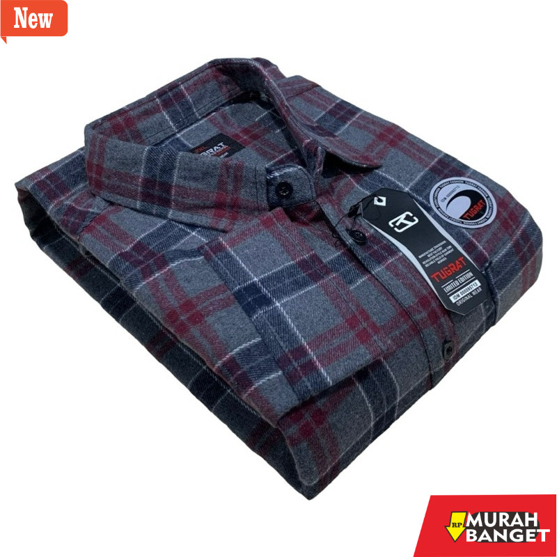 kemeja kotak kotak cowok KEMEJA FLANEL JUMBO PRIA BIG SIZE LENGAN  PANJANG MOTIF KOTAK KOTAK PREMIUM