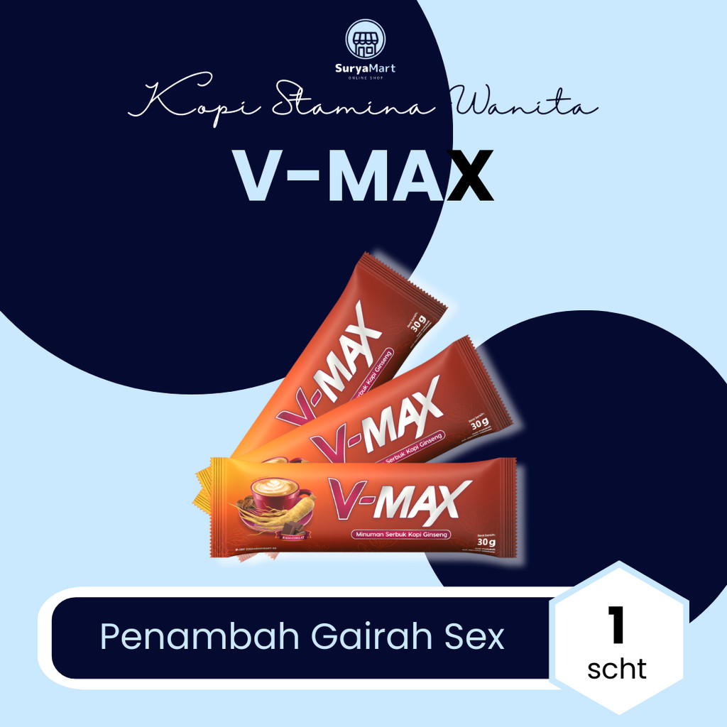 

Kopi Ginseng Penambah Gairah Wanita Stamina Tahan Lama Wanita V-MAX 1 Sachet