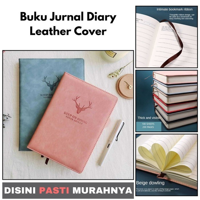 

MKKK Buku Jurnal Leather Notebook Diary 68GSM 200 Halaman Grid CW-5026