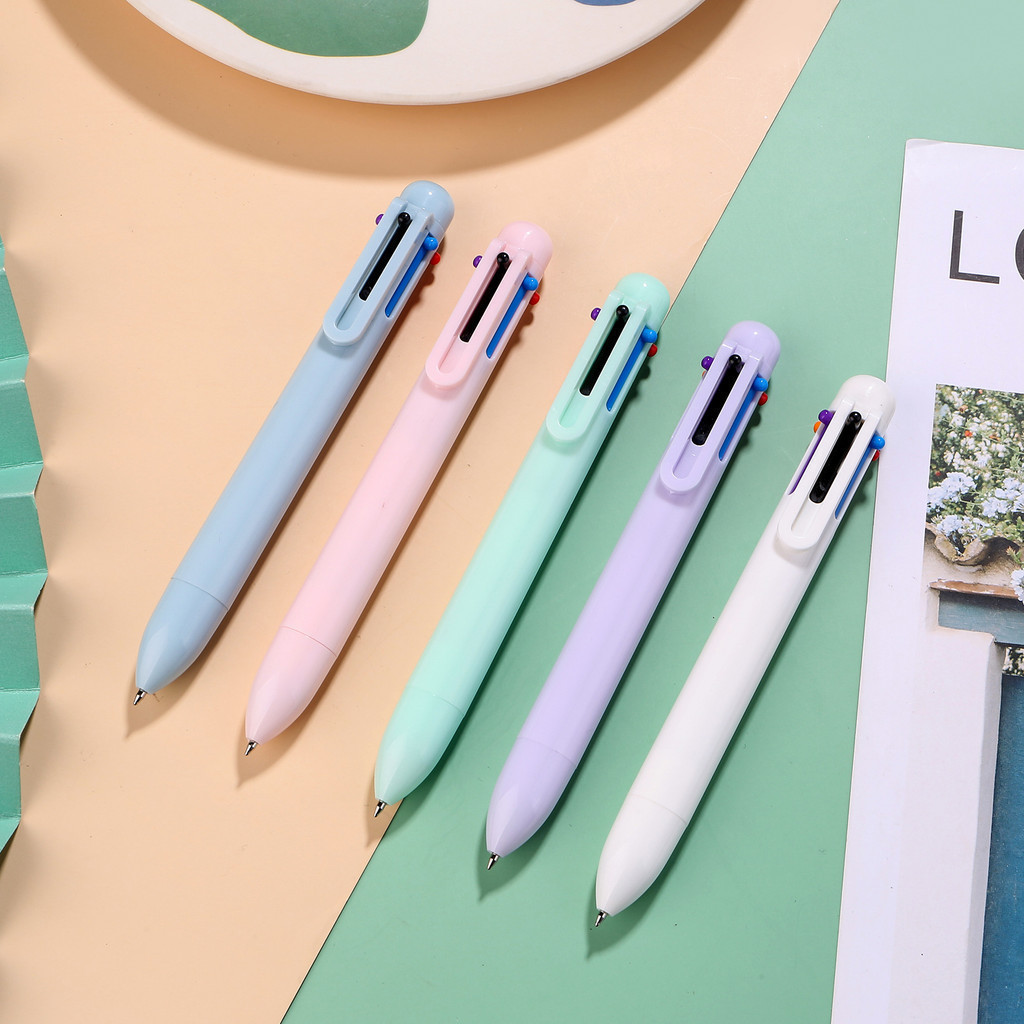 

⭐JOJU⭐ BOLPOIN MEKANIK 6 WARNA RANDOM 1 PCS / EFFORTLESS WRITING WITH 6 IN 1 BALLPOINT MECHANICAL