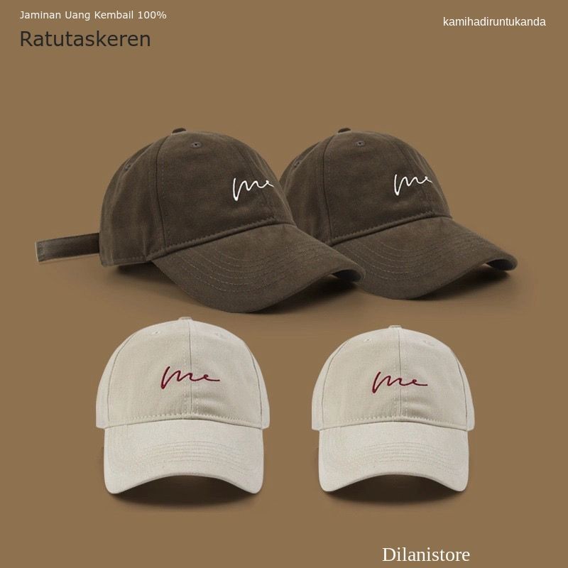 Topi Baseball Cap Distro Import Logo ME Pria Wanita Korea Style Unisex Keren Marannu Keren