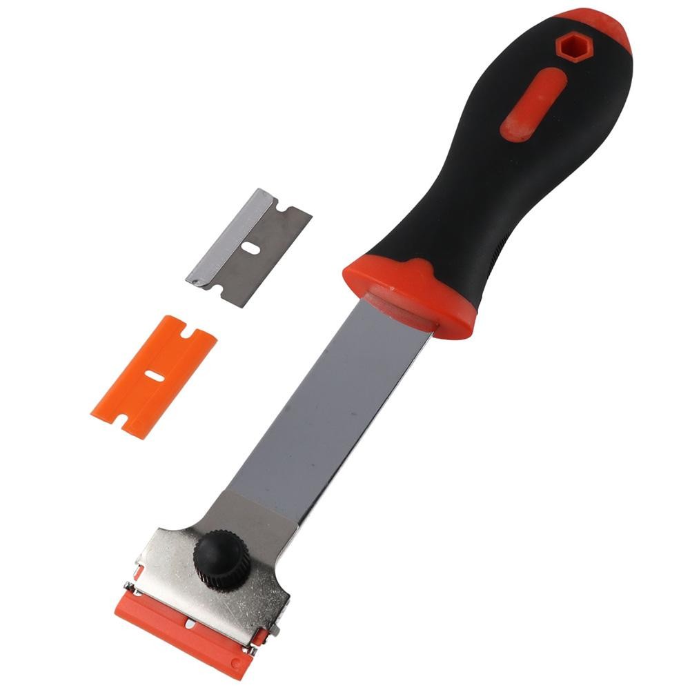 

Label Long Handle Windshield Registration Removing Razor Blade Sticker Scraper Tool Grease