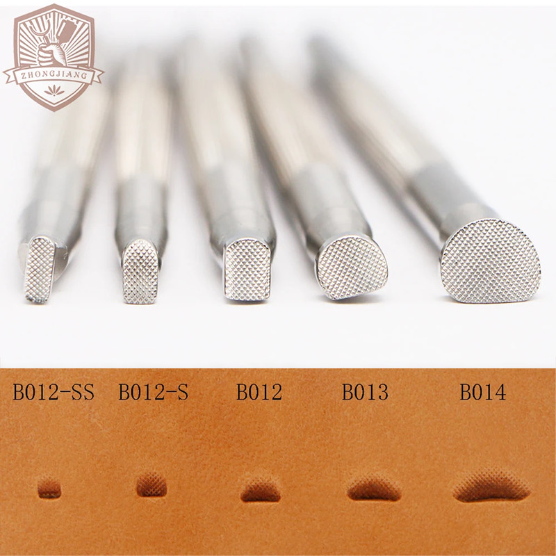 

Leather Stamping Tool Checkered Bevelers Pattern B012 B013 B014 Stamp Leather Carving Craft Zhongjiang Stamps