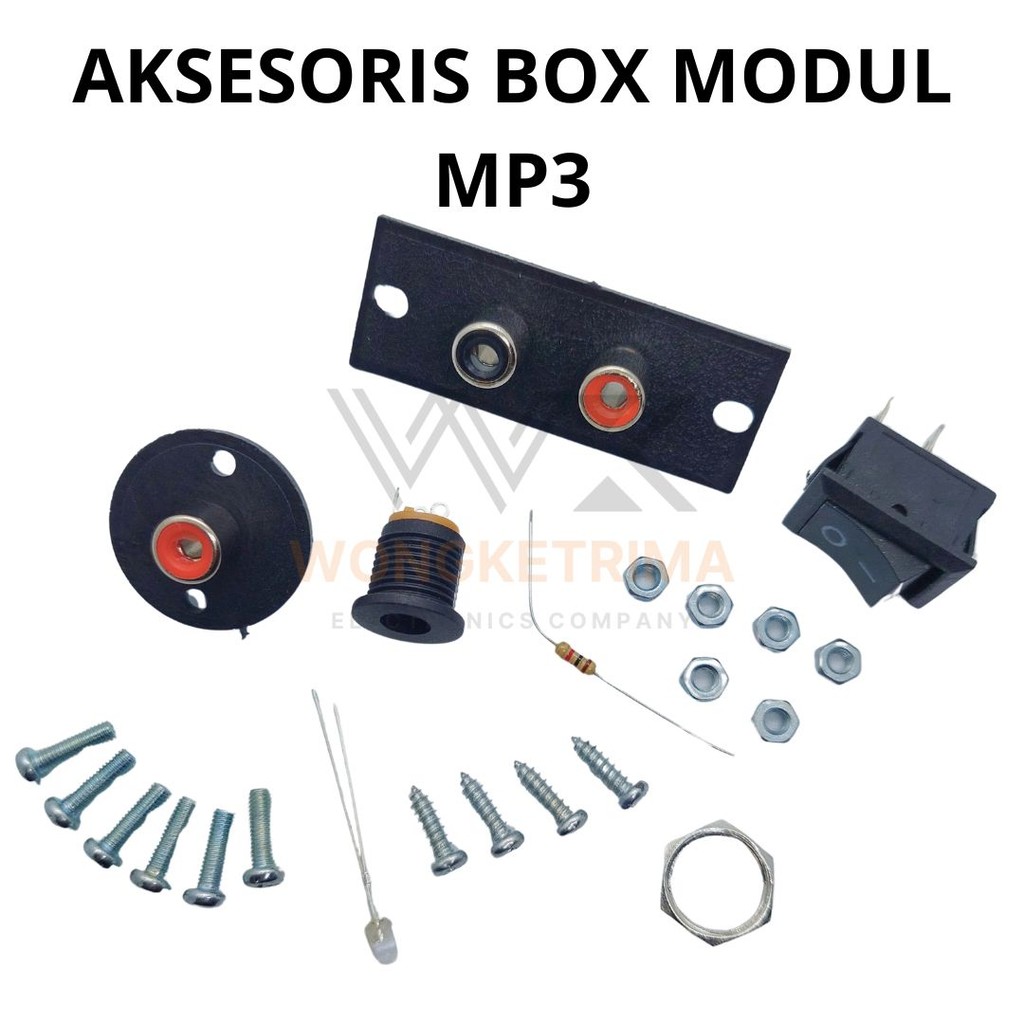 AKSESORIS BOX MODUL MP3 PERLENGKAPAN BOX MP3