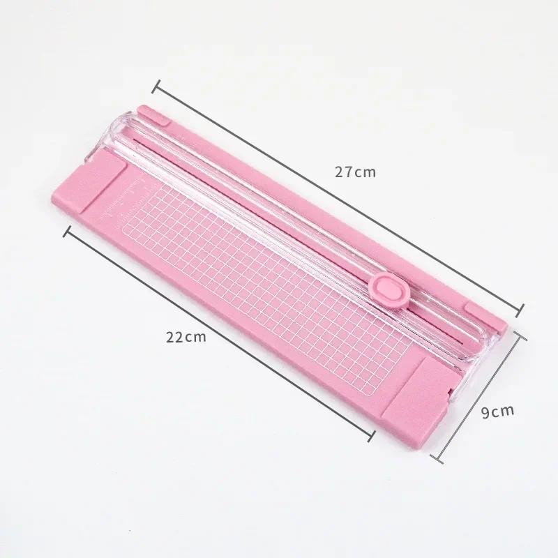 

Plastic Base Paper Trimmer Portable A4 Paper Cutting Machine Photo Cutter Scrapbook Blade Home Office Art Crafts Tools