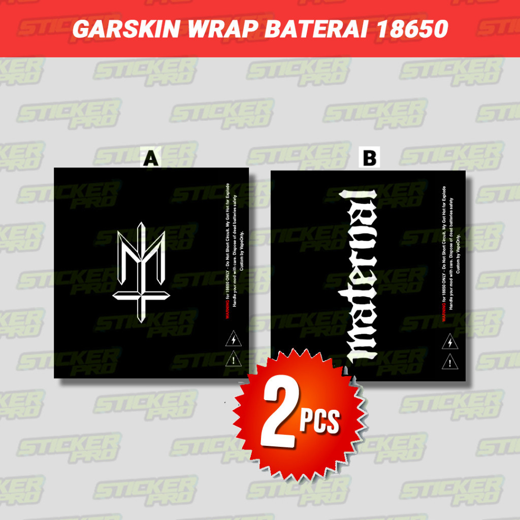 

Stiker Garskin Wrap Baterai Battery 18650 - MATERNAL