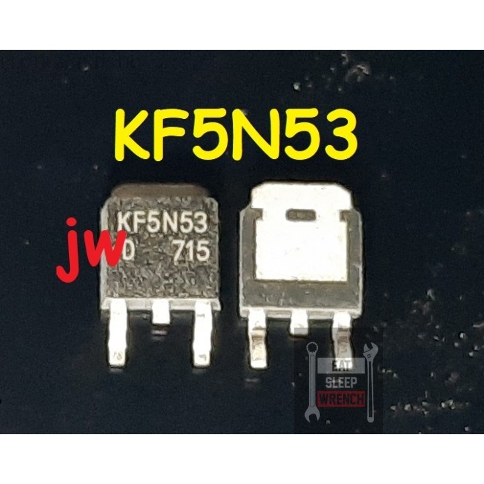 KF5N53 F5N53 5N53 N-Channel MOSFET IC  Transistor dan Mosfet