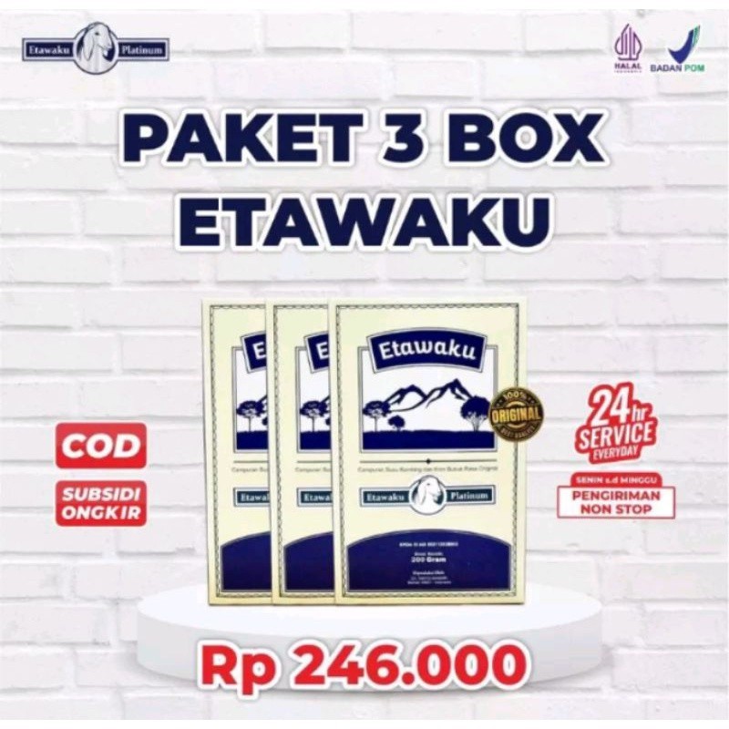 

paket3boxEtawaku(GRATIS ONGKIR) BERGARANSI BEBAS PENGMBALIAN..!!!