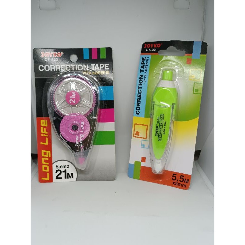 

Tip X Pita Label Tarik Joyko 0.5mm Warna Warni 1 pcs