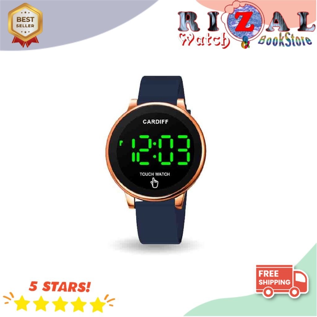 Terlariss Cardiff LED 1842 Rose Gold Series Jam Tangan Digital Water Resist