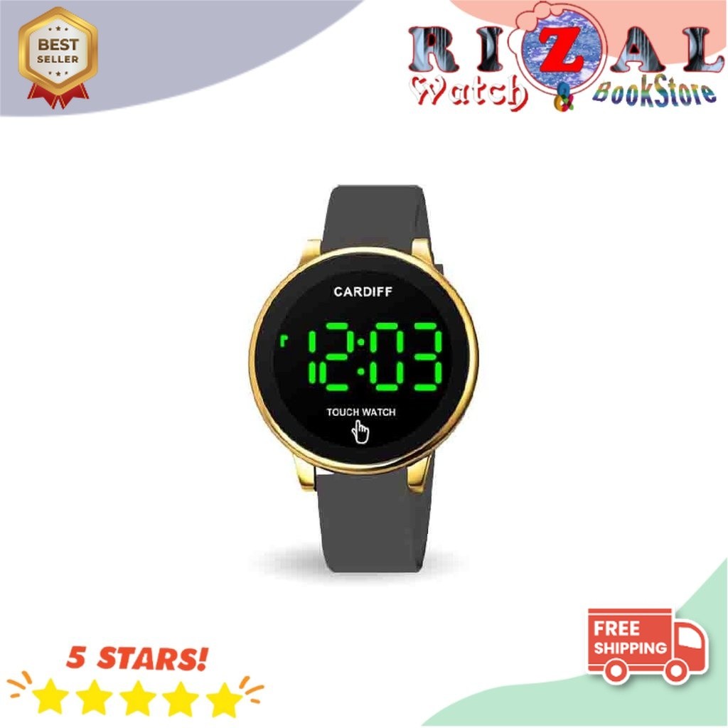 Terlariss Cardiff LED 1842 Gold Series Jam Tangan Digital Water Resist