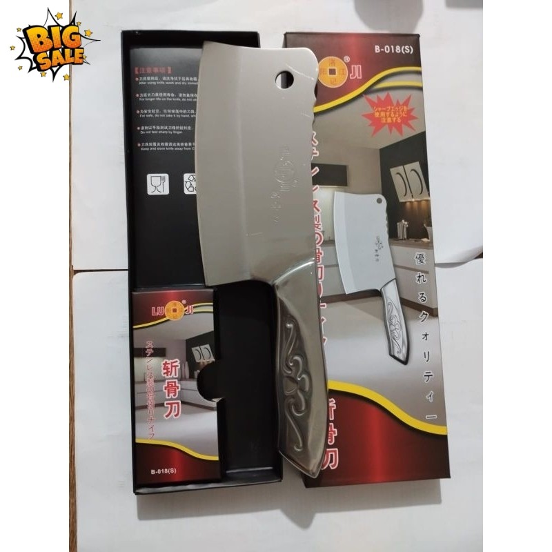 pisau cincang daging pisau stainless pisau tulang pisau daging tebal pisau dapur pisau golok