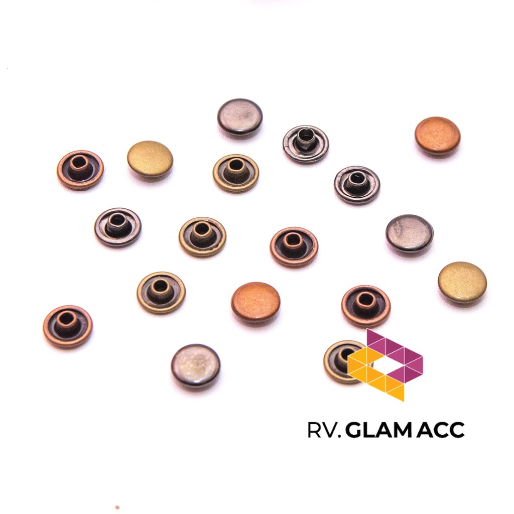 (12 SET) Rivet Bapau 10 Mm - Rivet Celana Jeans