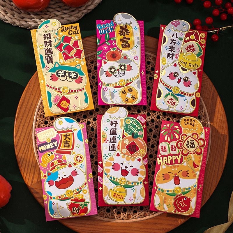 

CLOVER ANGPAO 3D ISI 6 CUTE HORSE SNAKE RABBIT IMLEK 2026 sincia angpau kuda lucu murah tebal