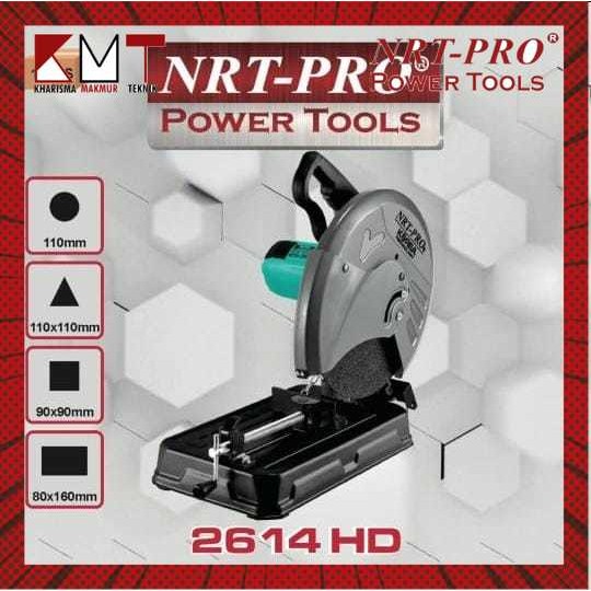 CUT OFF / MESIN POTONG BESI 14"+ BATU POTONG 2614 HD NRT-PRO