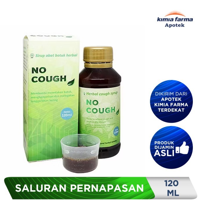 KFSALE NO COUGH SIRUP 120 ML / OBAT BATUK HERBAL / KIMIA FARMA