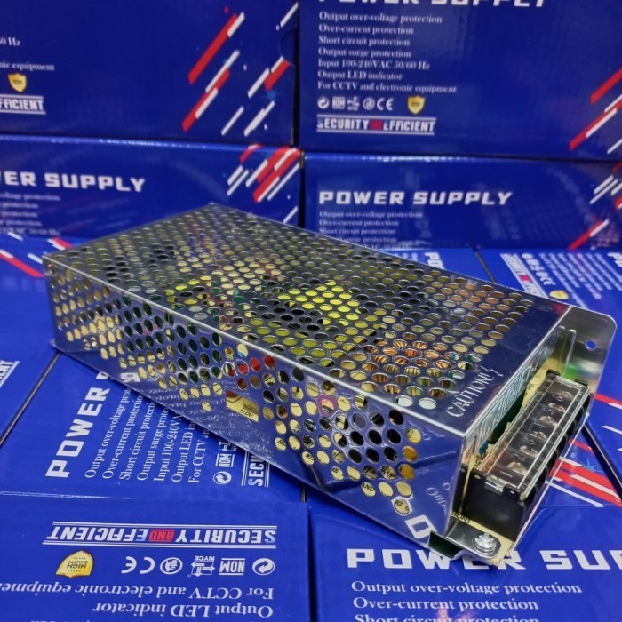 POWER SUPPLY CCTV 12V 10A.POWER SUPPLY CCTV 12V 10A