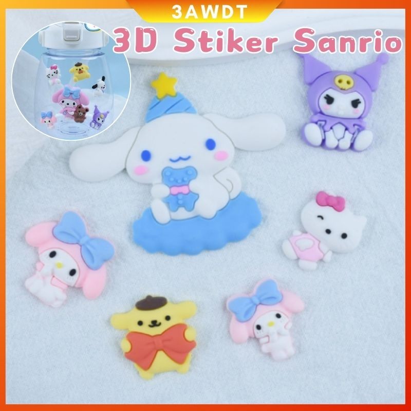 

【COD】2D &3D Stiker kartun lucu/sanrio/kuromi 3D Stiker/Stiker Stereo Stiker Gelas Termos/Sticker 3D Tempel Sticker Tumbler Aesthetic Aksesoris menghias