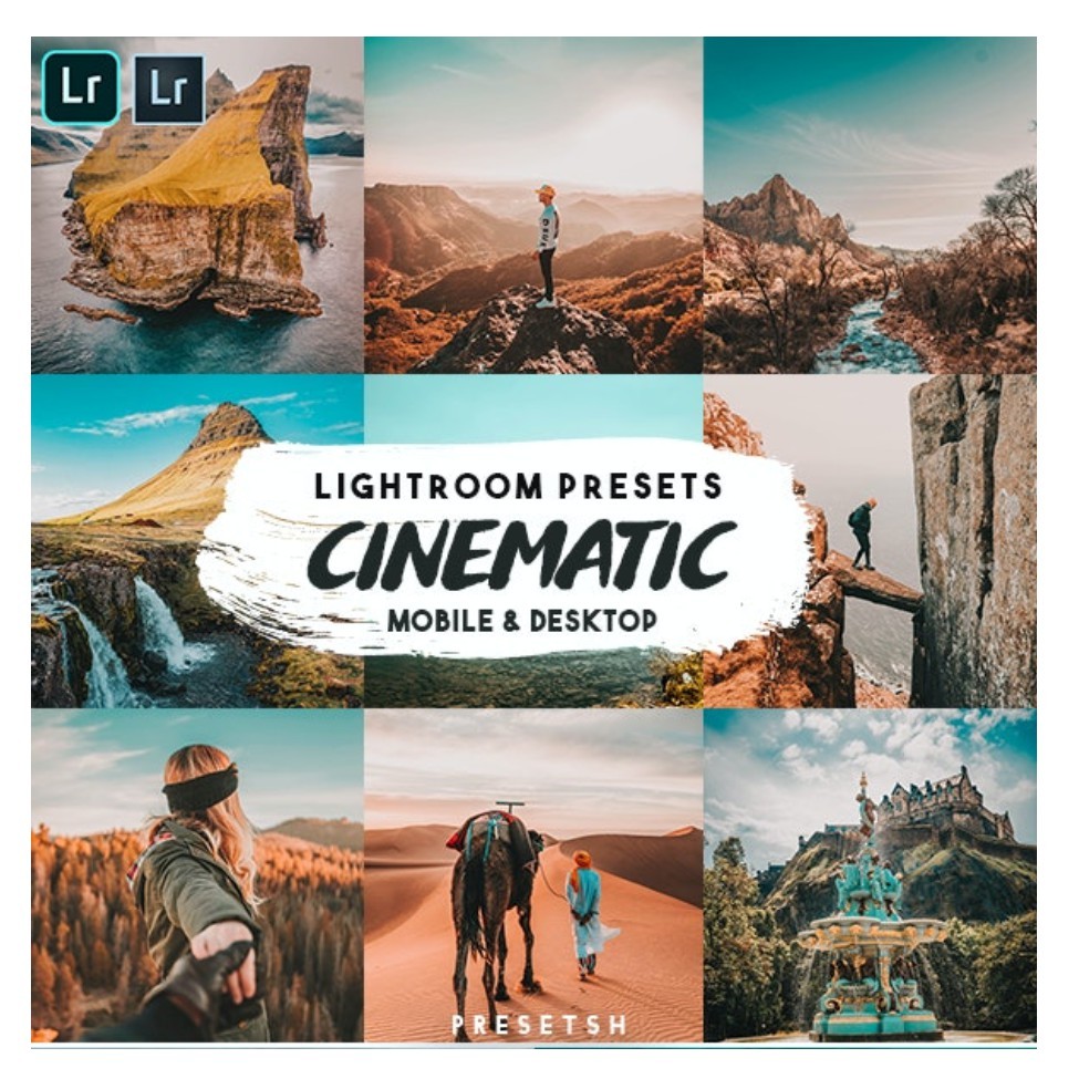 

NS Cinematic insta Lightroom Presets for computer and mobile