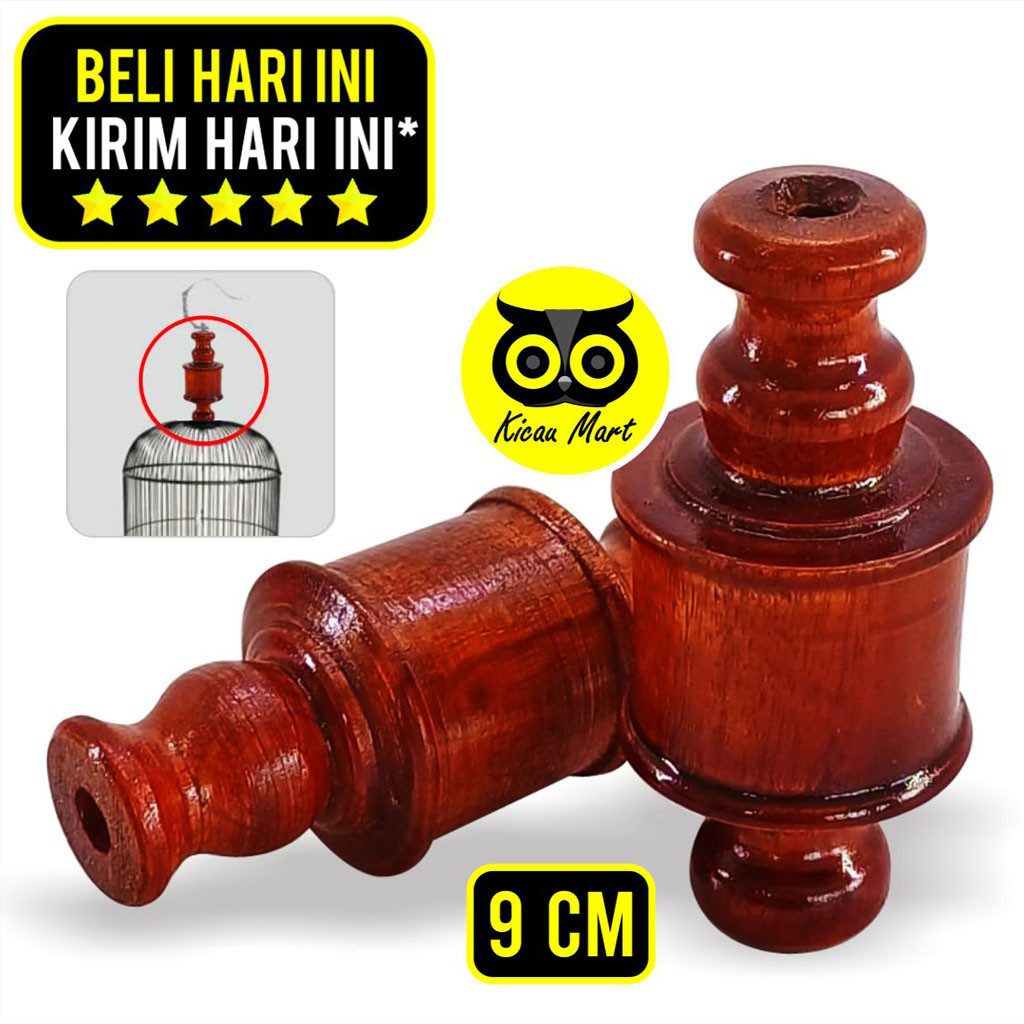 KICAU MART PION SANGKAR KOTAK KAYU KLASIK VARIASI GANTUNGAN SANGKAR KANDANG BURUNG KENARI KACER JALA