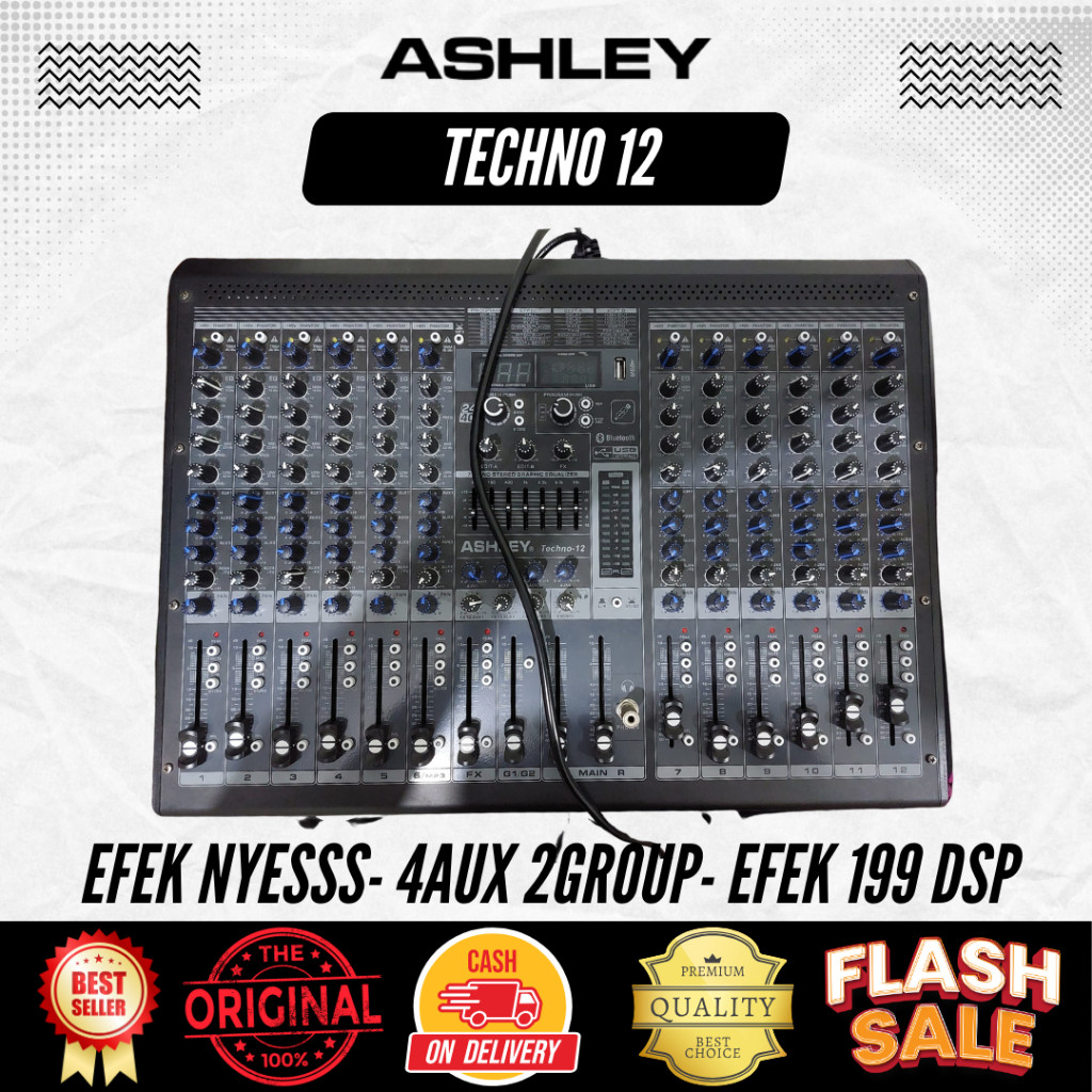 Mixer 12 Channel Ashley Techno 12