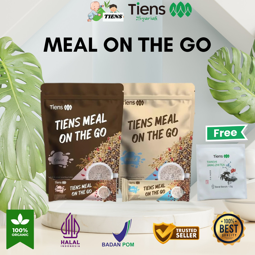 

TIENS MEAL ON THE GO ORIGINAL SEGEL MINUMAN SEREAL