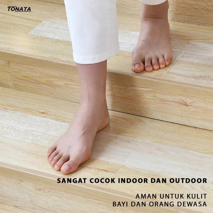 

LARIS -Anti Slip Tape Tonata PEVA / Lakban Anti Licin Indoor Bening 5 cm x 5 Meter