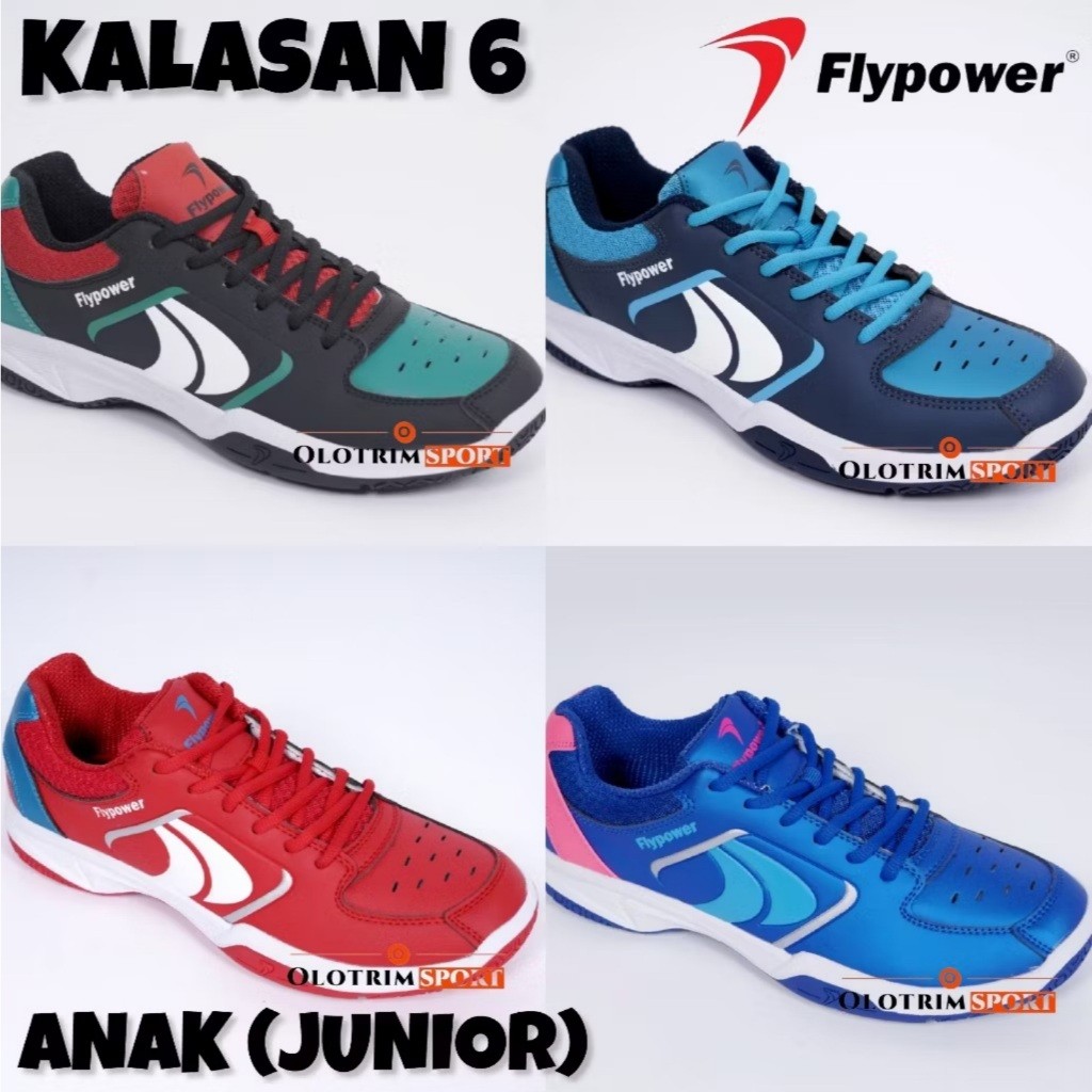 Sepatu Badminton ANAK Flypower Pawon 6 Kalasan 4 5 6 NEO JR Junior Original