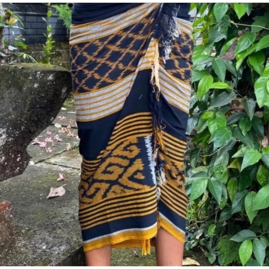 SAPUT BALI GROSIR pria terbaru - tenun blanket-udeng-endek-kuning poleng- ungu-merah-coklat