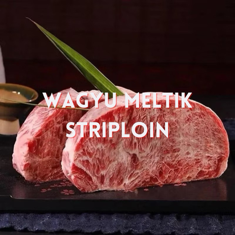 

STEAK WAGYU SIRLOIN 1PC/PACK MELTIQUE MELTIK MAKANAN INSTAN BEEF SIRLOIN [FROZEN FOOD DAGING]